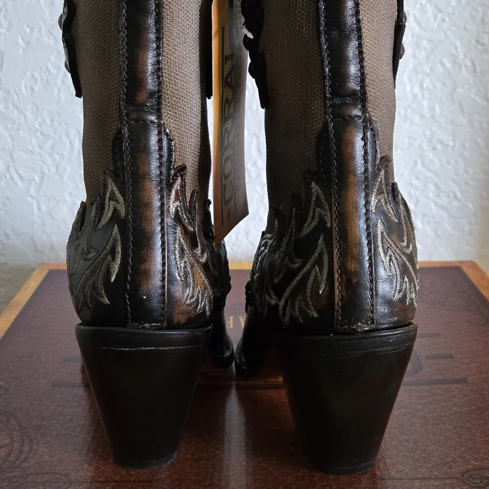 Corral Brown Western Boots – New Size 5 - Picture 3 of 6